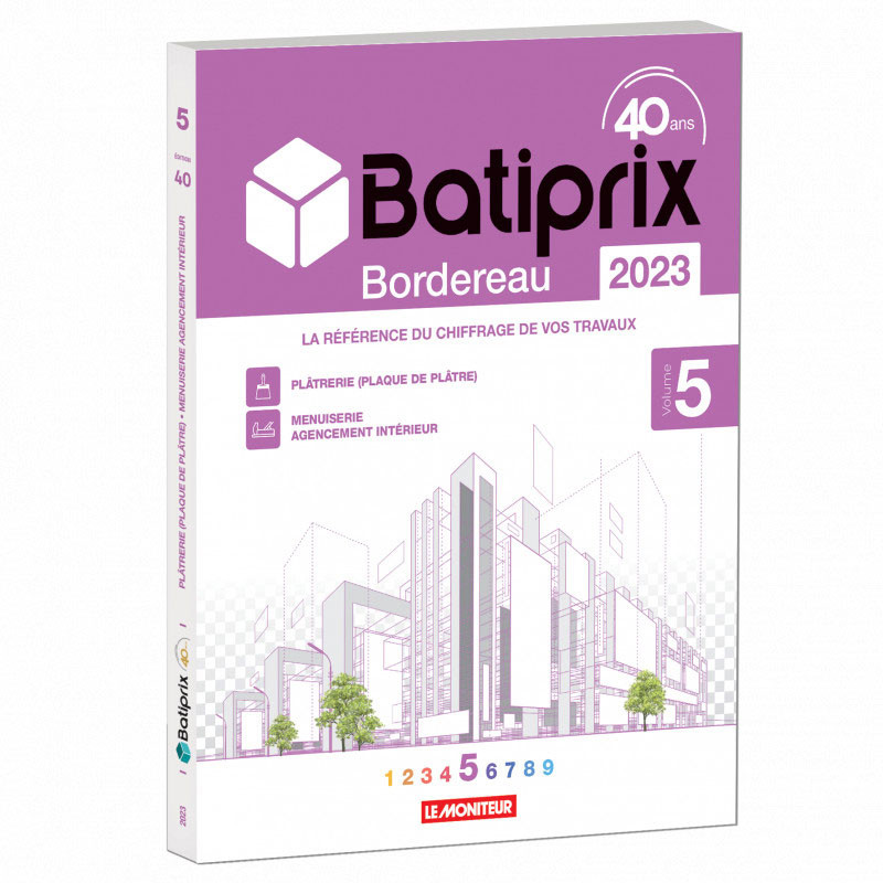 Batiprix Bordereau 2023 - Volume 5