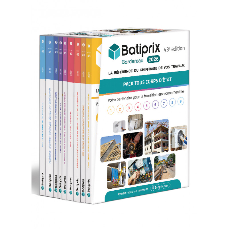 Batiprix Bordereau 2026 - Tous corps d'état