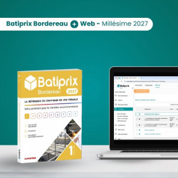 Batiprix Bordereau & Web Chiffrage - Millésime 2027 - Lot 1