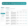 Modèles de chiffrage personnalisables