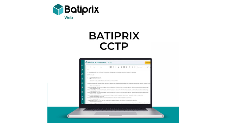 Batiprix Web, le logiciel pour chiffrer tous vos travaux en phase d’esquisse, avant-projet et projet