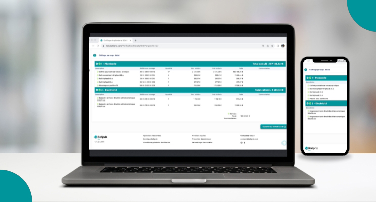 Batiprix Web - Chiffrage