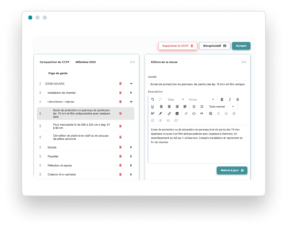 Personnalisez-le facilement en fonction de votre projet