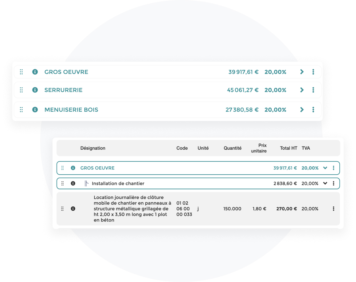 Simplifiez la gestion des marchés de travaux